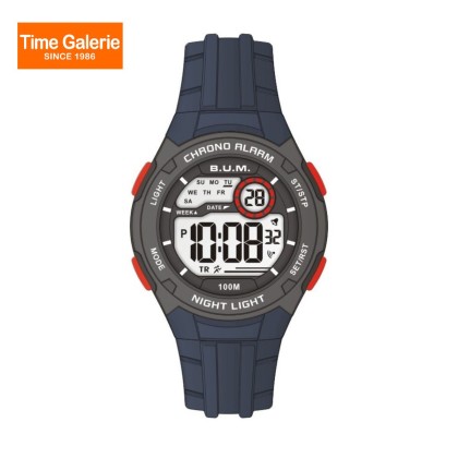 BUM BM07005A Digital Silicone Strap Men Watch